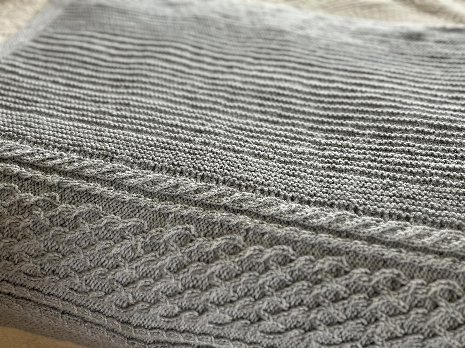 Gently Cabled Blanket