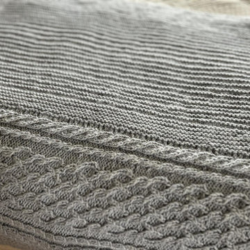 Gently Cabled Blanket