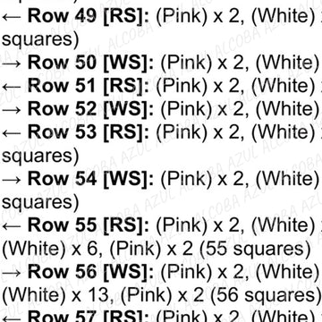60x60 squares Pink Piggy Blanket Baby Room Decor C2C Crochet Pattern