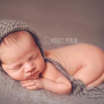 #41 Newborn full weave bonnet