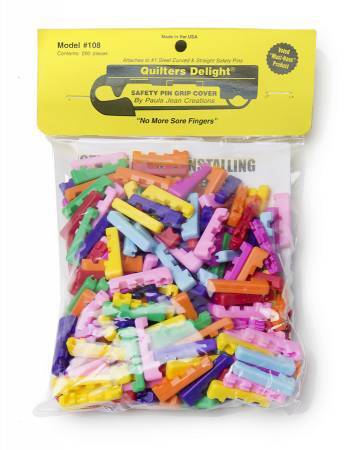 Paula Jean Creations Quilters Delight Safety Pin Covers 200 ct