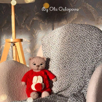 Knitting Teddy Bear Pattern with Clothes