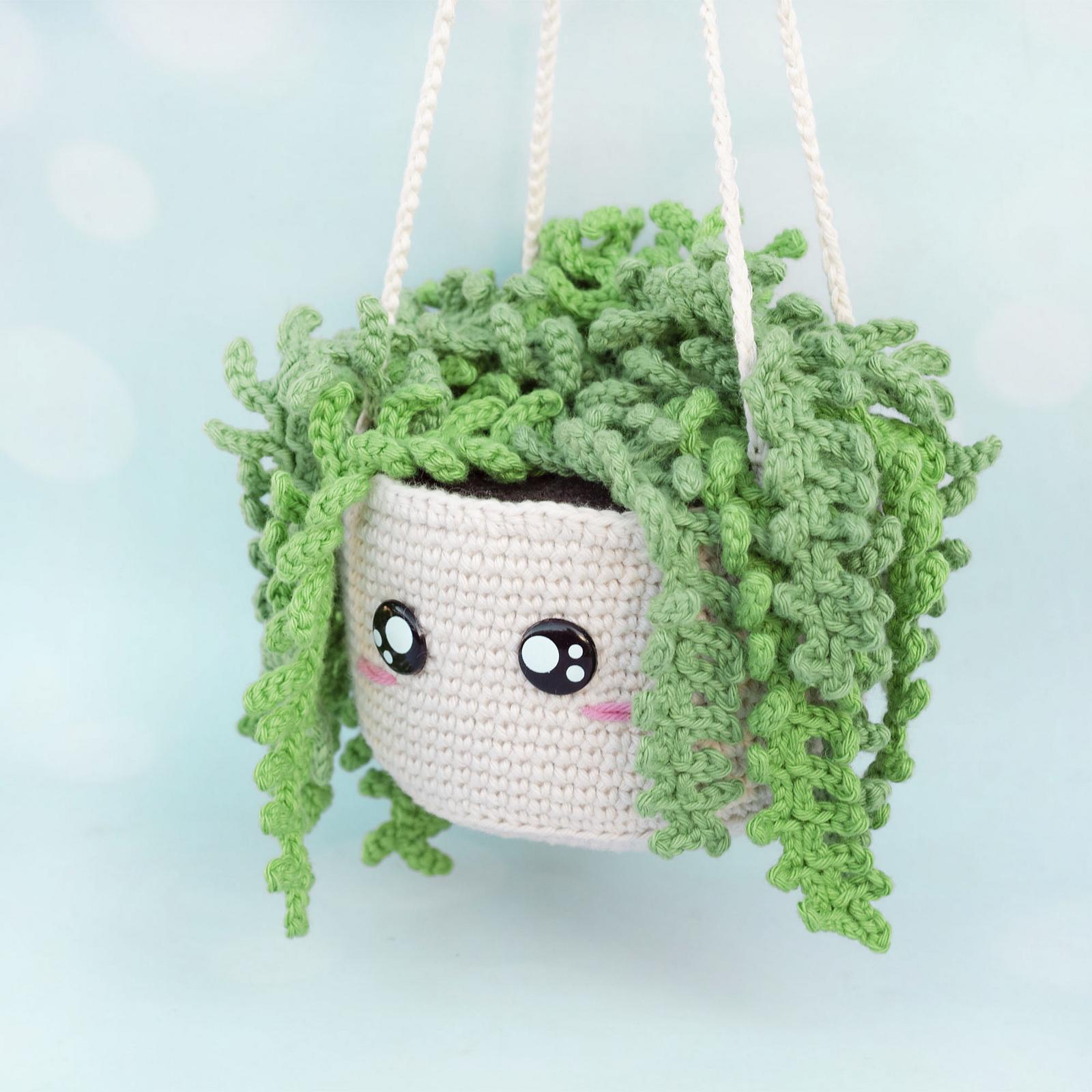 Fern hanging pot kawaii style