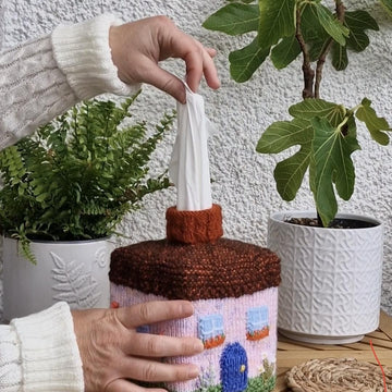 Cosy Cottage Tissue Box Cover