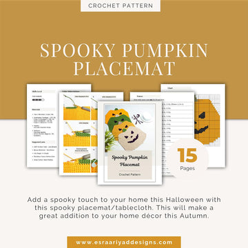 Spooky Pumpkin Placemat