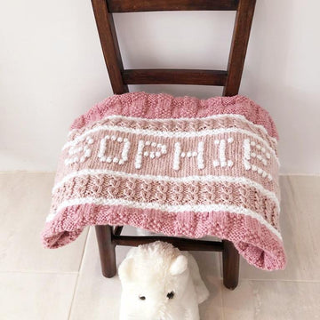 Personalised & Textured Blanket - ANY NAME!