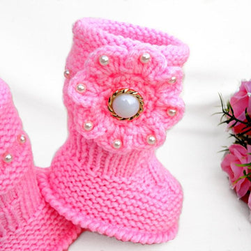 Knitting PATTERN Baby Booties Baby Girl Shoes