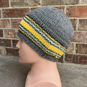 Team Beanie -- a loom knit pattern