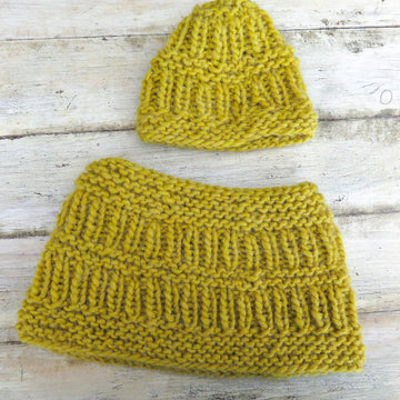 Easy Hat and Cowl Set