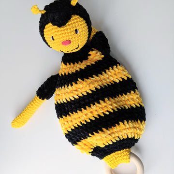 Bee Comforter and Teether, Bee Lovey
