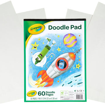 Crayola Doodle Pad 9"X12" - 60 Sheets