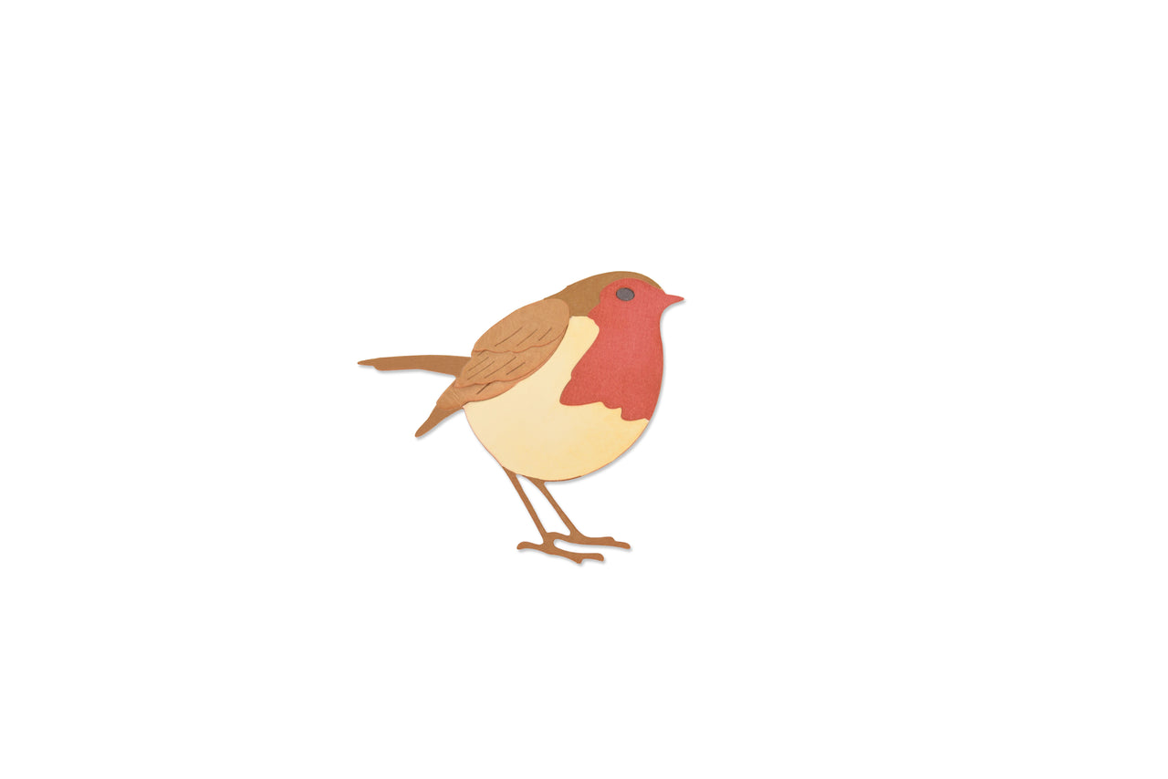 Sizzix Thinlits Die Set 4PK - Little Robin by Pete Hughes