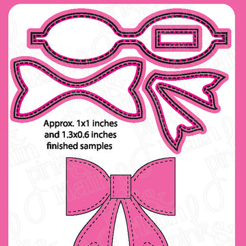 Pink & Main Dies - Small Bow