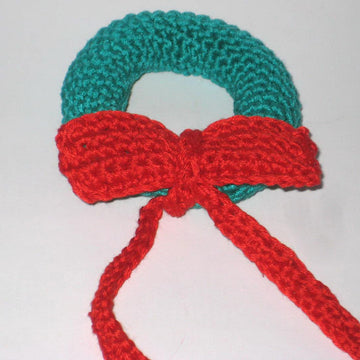 Christmas wreath ornament