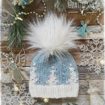 Festive Trees worsted hat