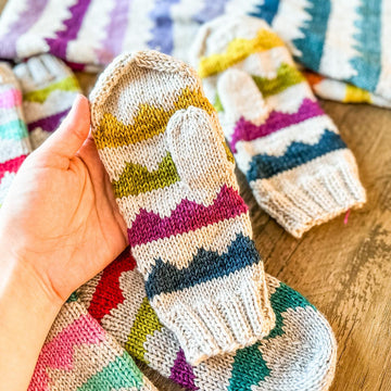 Candy Mountain Mittens