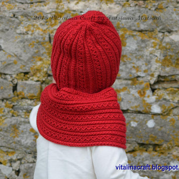 Tiny Cables Hat and Scarf