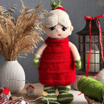 Mrs Claus knitting pattern
