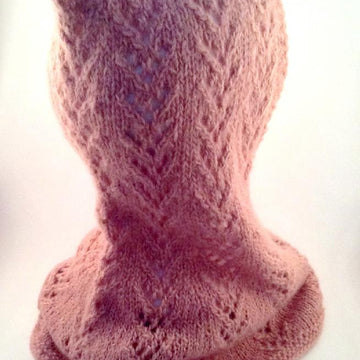 Lace Alpaca Hoodie Cowl
