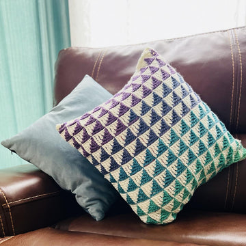 Chromatic Bliss Pillow Cover Pattern
