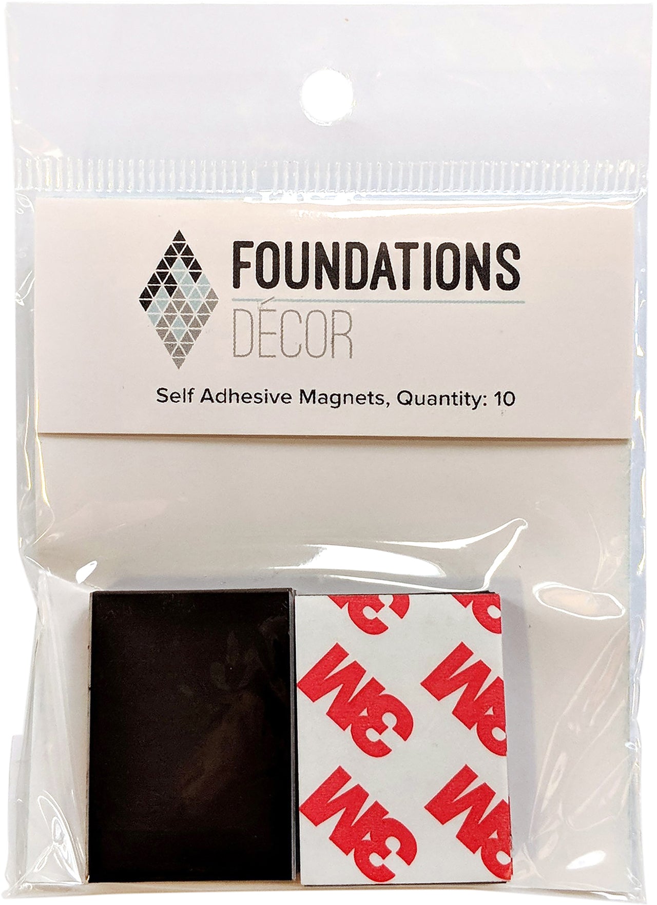 Foundations Decor Self-Adhesive Magnets 10/Pkg - 447531