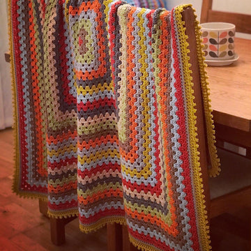 Vintage inspired Granny Blanket