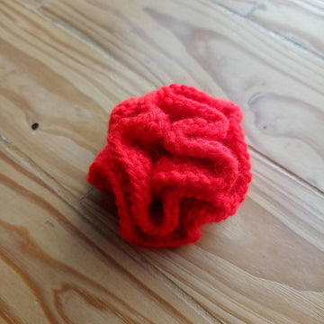 Knitted Blossom Pin