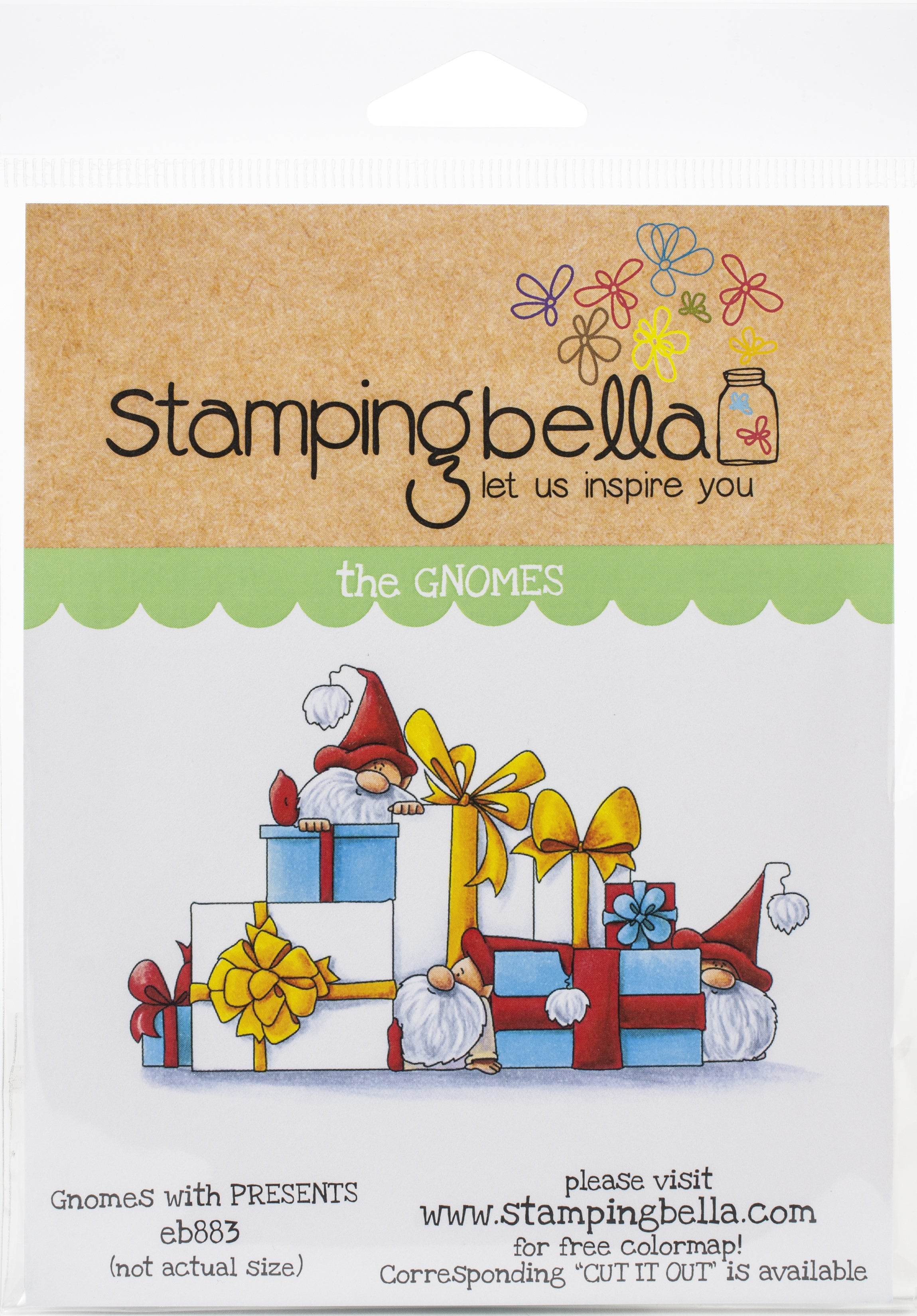 Stamping Bella Cling Stamps - Gnomes W/Presents