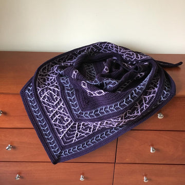 Purple Propinquity Shawl