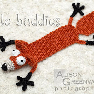 Fox Bookmark - CROCHET Pattern - UK Terminology