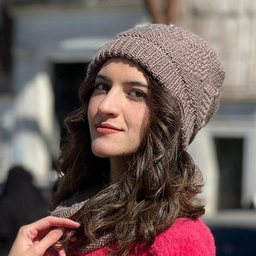 Pinecone Hat and Cowl Set