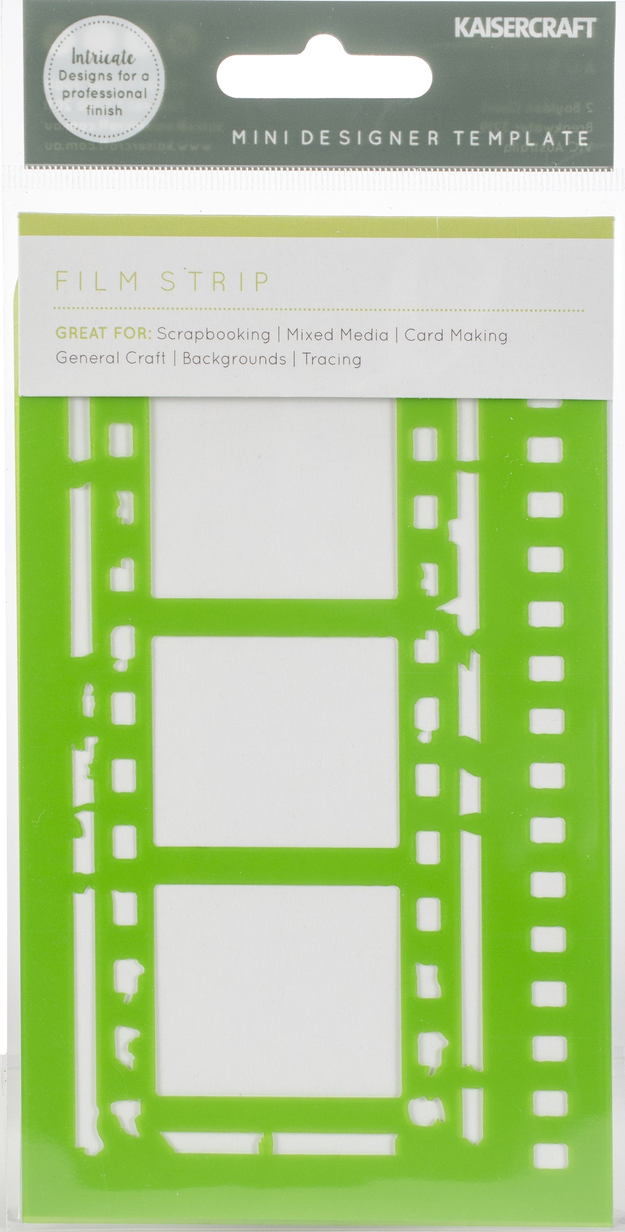 Kaisercraft Mini Designer Templates 3.5"X5.75" - Film Strip