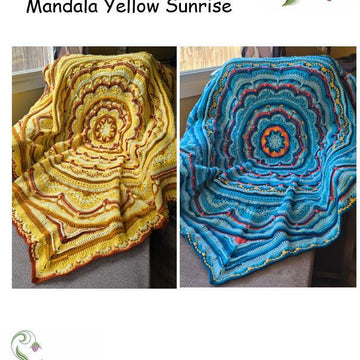 Mandala Blue Fireworks