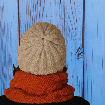 Seeded Rib Knit Hat