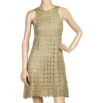 Empire Waist Crochet Dress – Elegant Lace Midi Dress