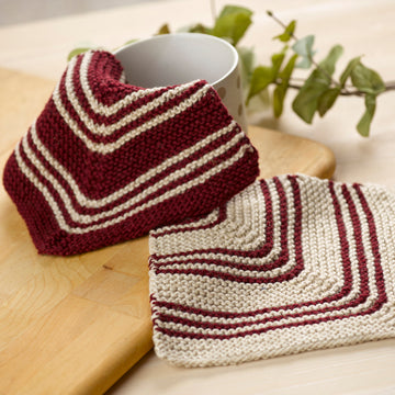 1008 Sparrow - Dishcloths Knitting Pattern for Home in Valley Yarns Leverett