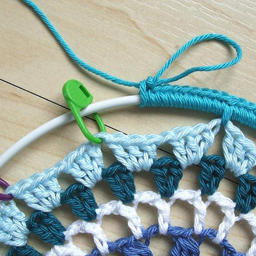 Blue Mandala 6 inch/15 cm Crochet PDF Pattern