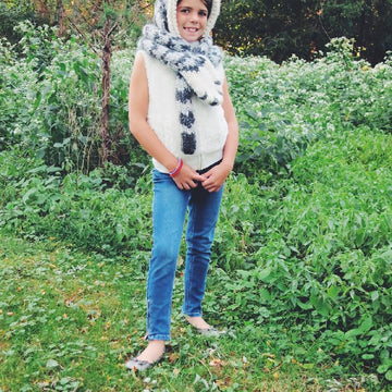 Tilly the Tabby Cat Hooded Scarf
