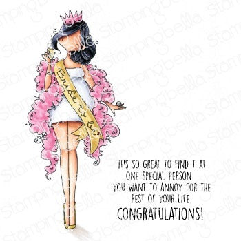 Stamping Bella Cling Stamps - Curvy Girl Bachelorette