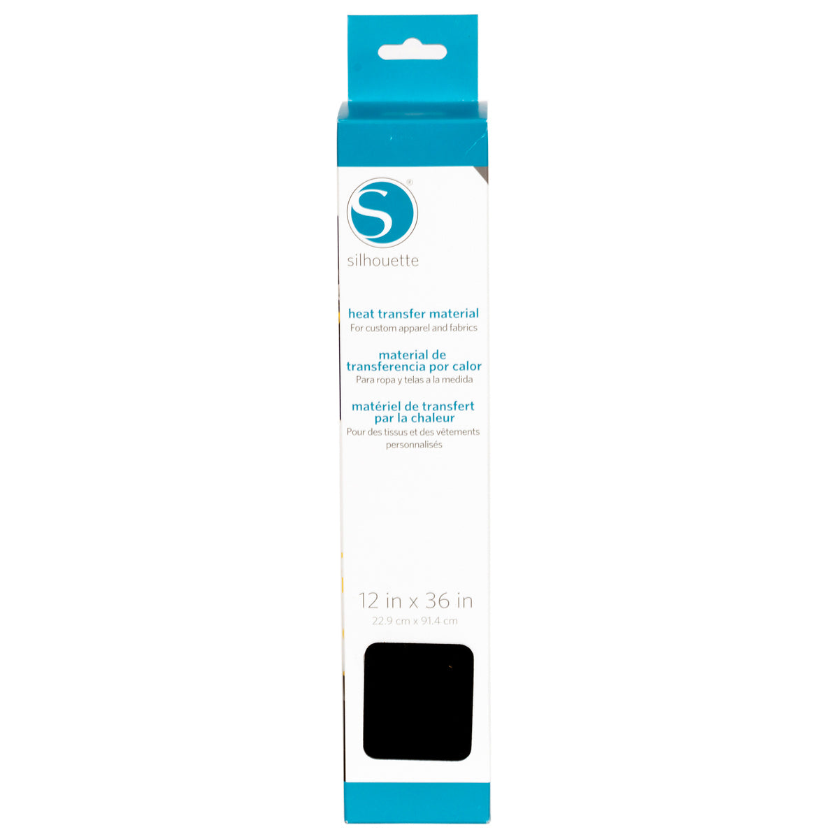 Silhouette America Silhouette Flocked Heat Transfer Material 12"X36" - Black