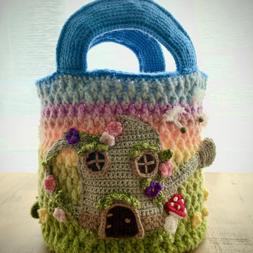 Fairy Garden Crochet Handbag