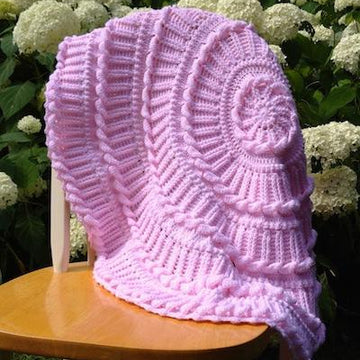Paris Matelassé Circular Baby Afghan