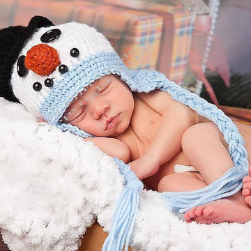 Baby snowman hat, Noel the Snowman
