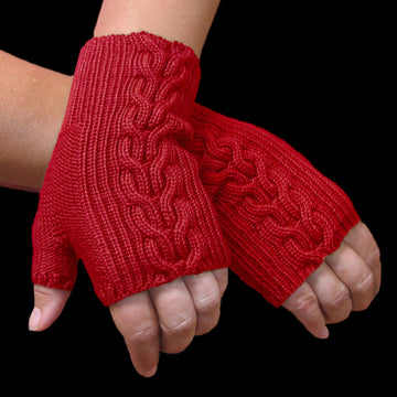 Dynamic Duo Reversible Fingerless Gloves