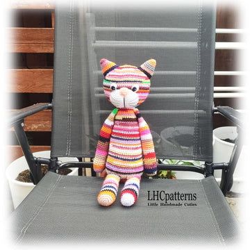 Scrap Yarn Cat Crochet Pattern