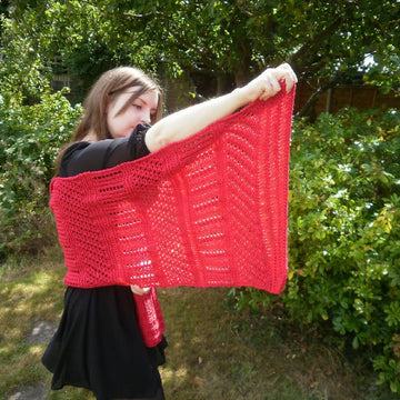 Lacy stripes shawl / scarf