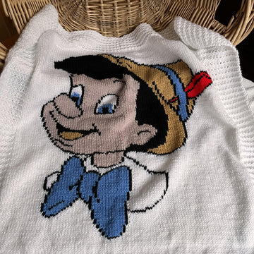 Pinocchio Baby Blanket