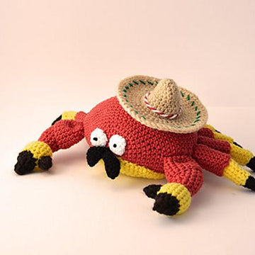 Crab Crochet Pattern, Crab Amigurumi, Sombrero Crab Pattern