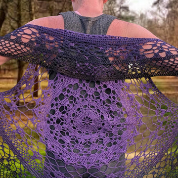 Mandala vest shawl summer