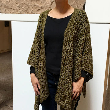 Crochet Ruana Pattern: Really-Caught-My-Eye Ruana